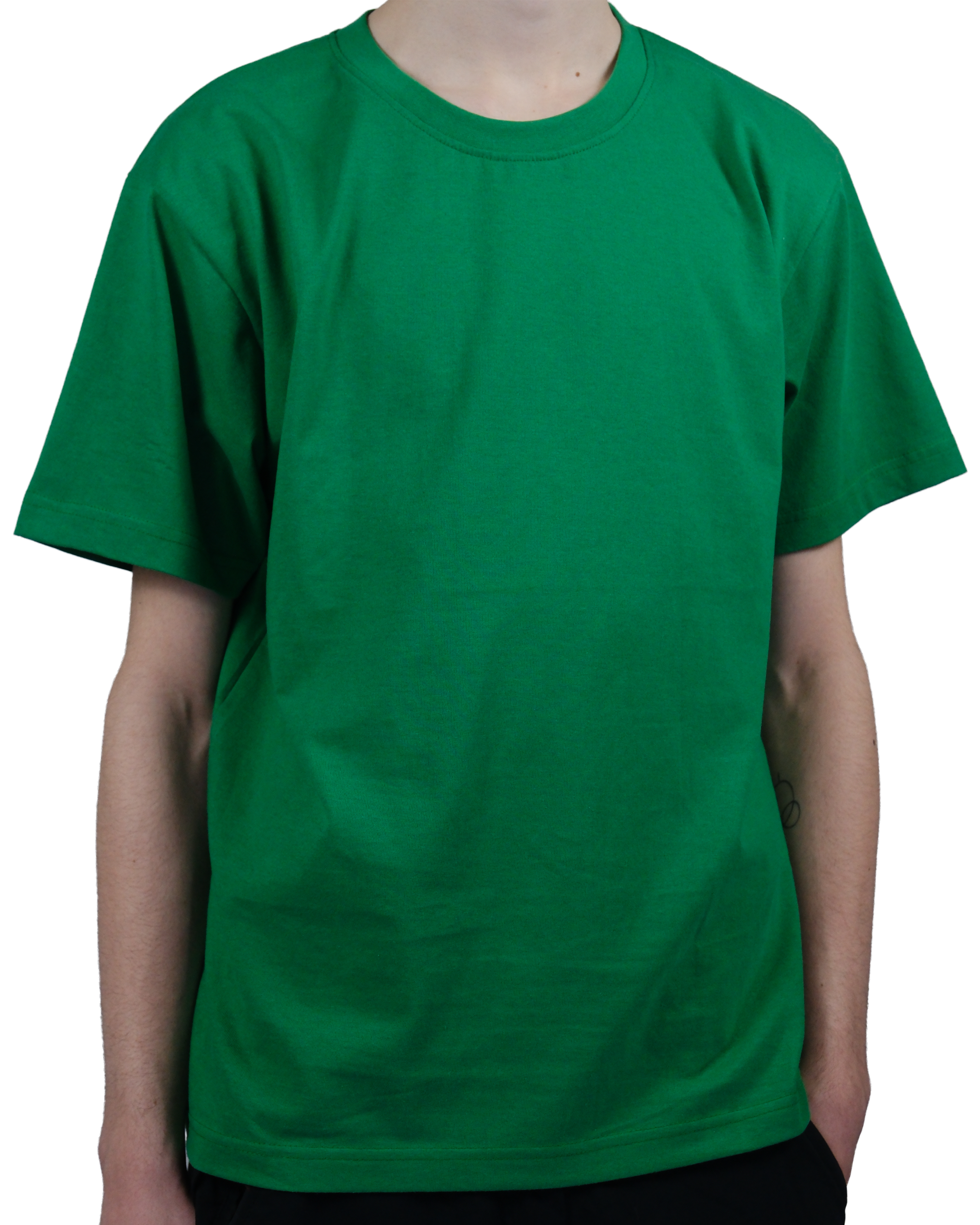 მსუბუქი და კომფორტული მწვანე ფერის მაისური, იდეალურია ბეჭდვისთვის და ყოველდღიური გამოყენებისთვის