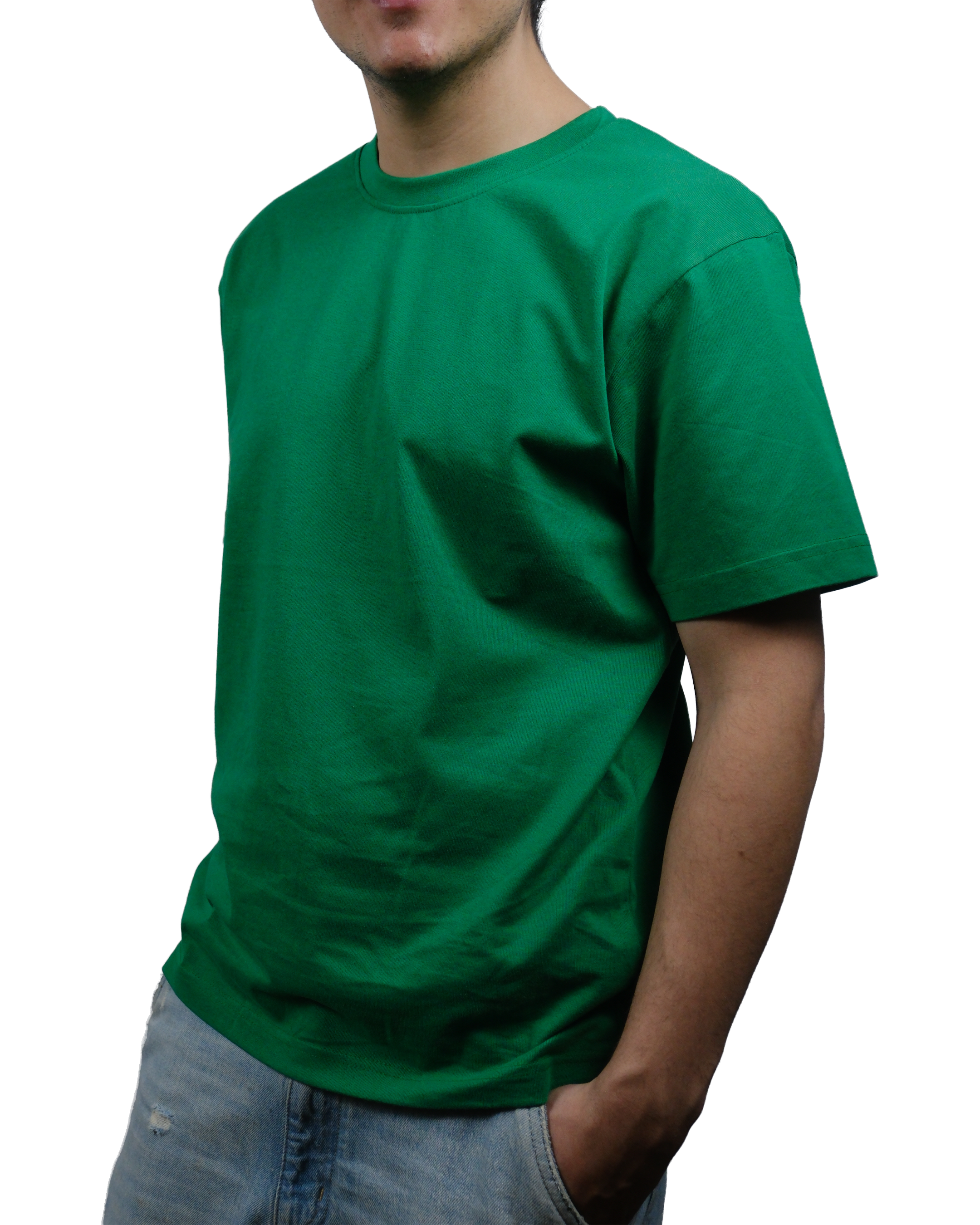 მწვანე ბამბის მაისური — კლასიკური დიზაინი ყოველდღიური ჩასაცმელად