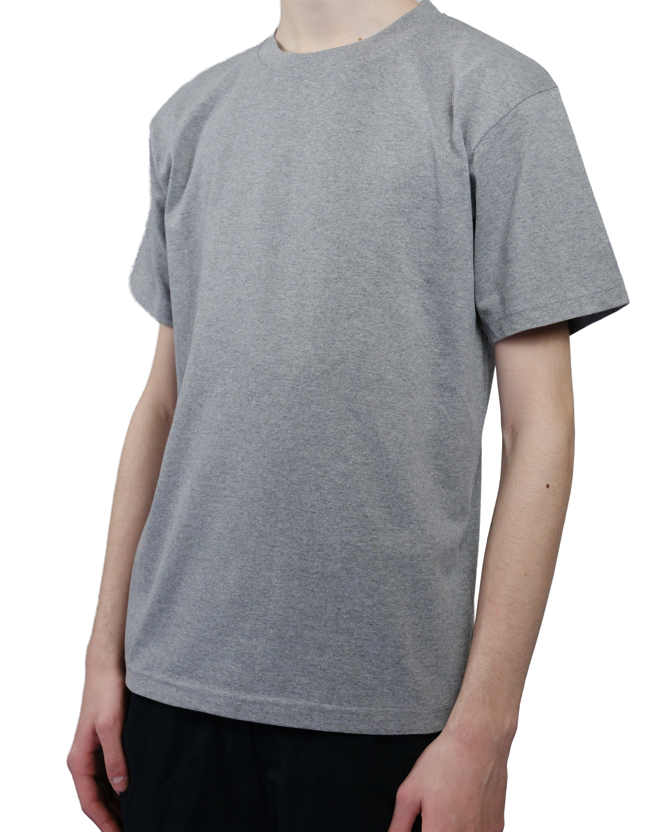 ხარისხიანი ნაცრისფერი მაისური ბეჭდვისთვის მოსახერხებელი ზედაპირით