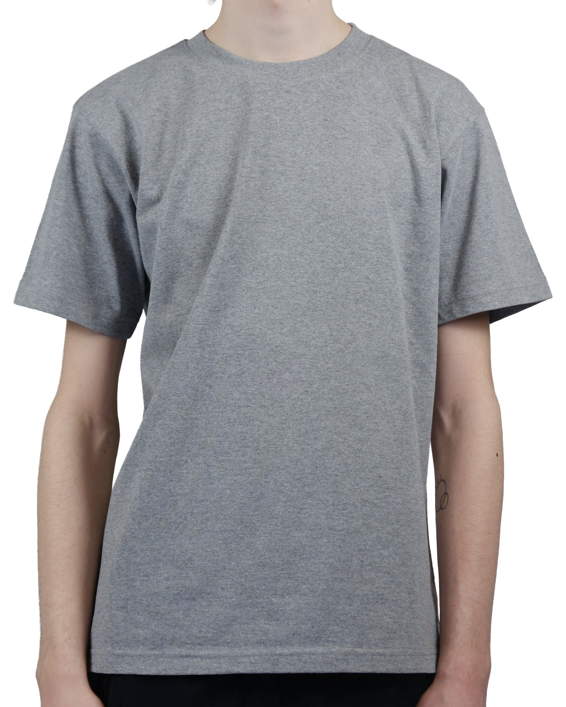 100% ბამბის ღია ნაცრისფერი მაისური — რბილი ტექსტილი და გამძლე სტილი